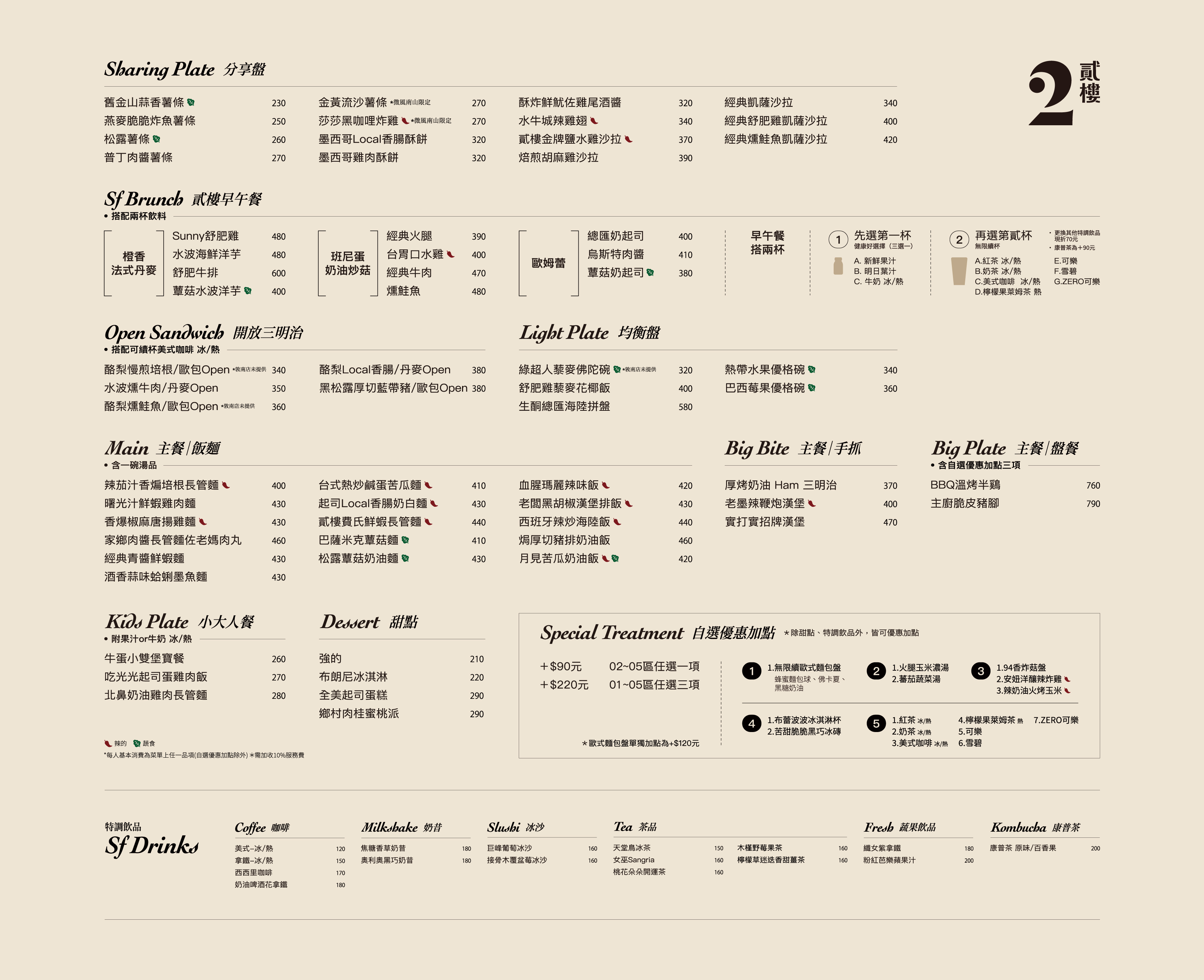 貳樓中山南西店|萬聖節限定「黑暗餐桌」登場!帶DUFFY一起品嘗詛咒班尼蛋的神秘早午餐 - 第11張圖 貳樓中山南西店菜單,Sharing Plate分享盤與Sf Brunch早午餐系列,台北中山站早午餐推薦