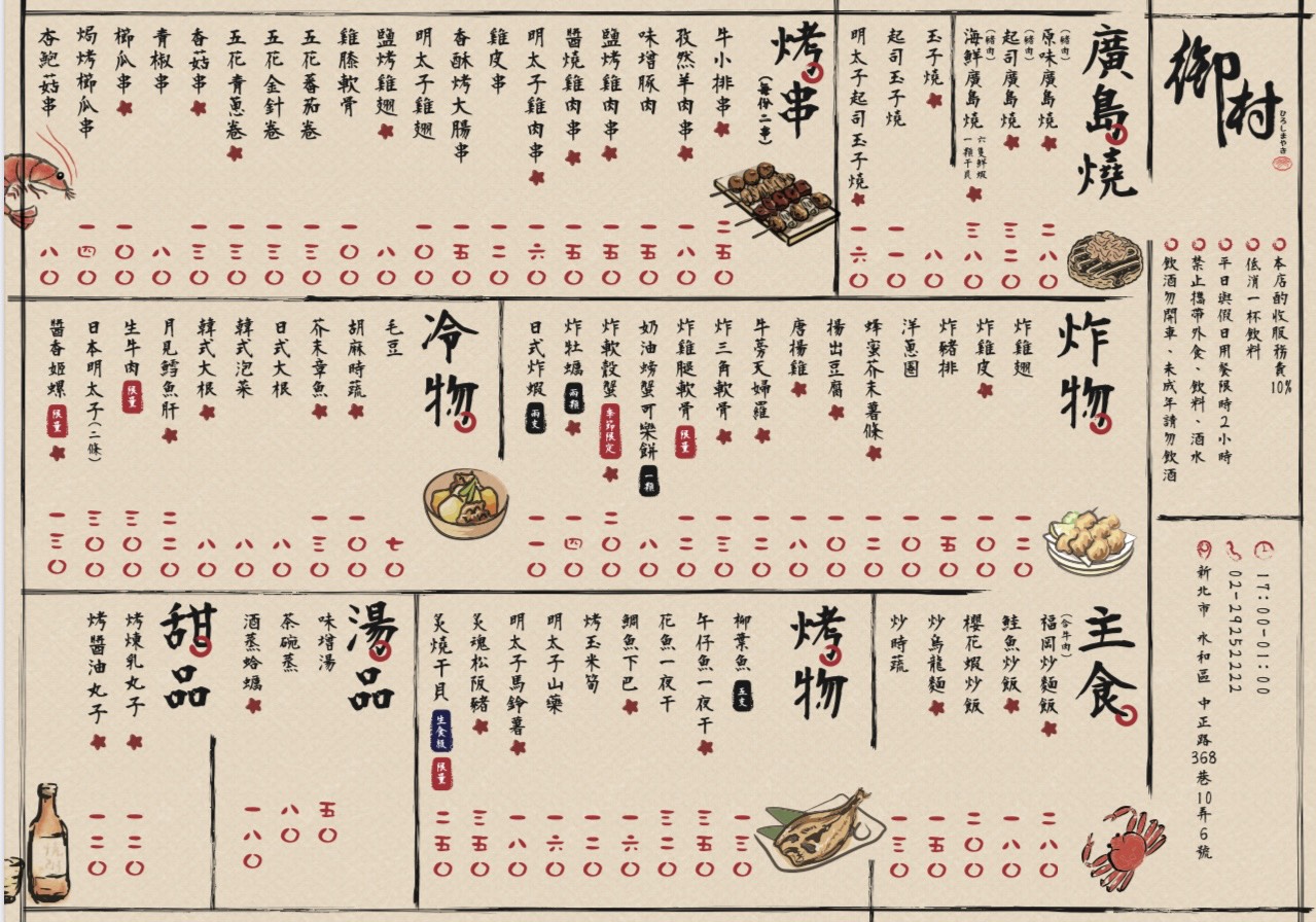 御村居酒屋|永和廣島燒專門店!寵物友善×昭和風裝潢×日式小酌時光超愜意! - 第12張圖