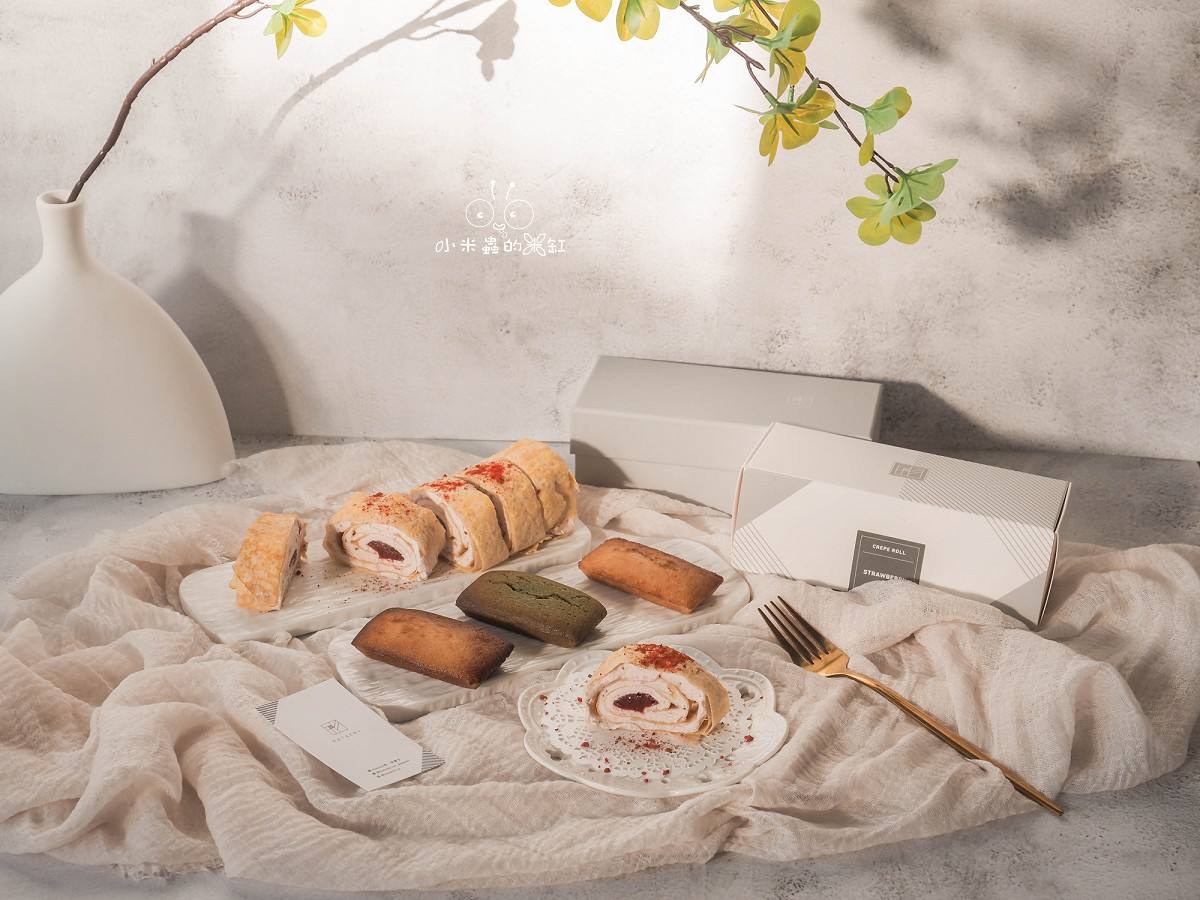 宅配甜點推薦|Katachi形 費南雪禮盒+草莓千層捲開箱,從大阪來的精緻系幸福滋味! - 第1張圖