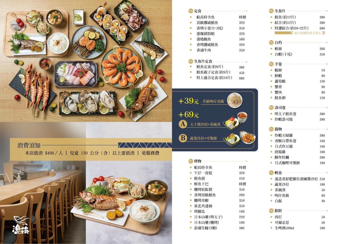 天母平價美食日式料理高質感卻超親民！士東水產・漁筷｜每日現烤海魚、生魚片新鮮吃得到，CP值高到想一訪再訪！