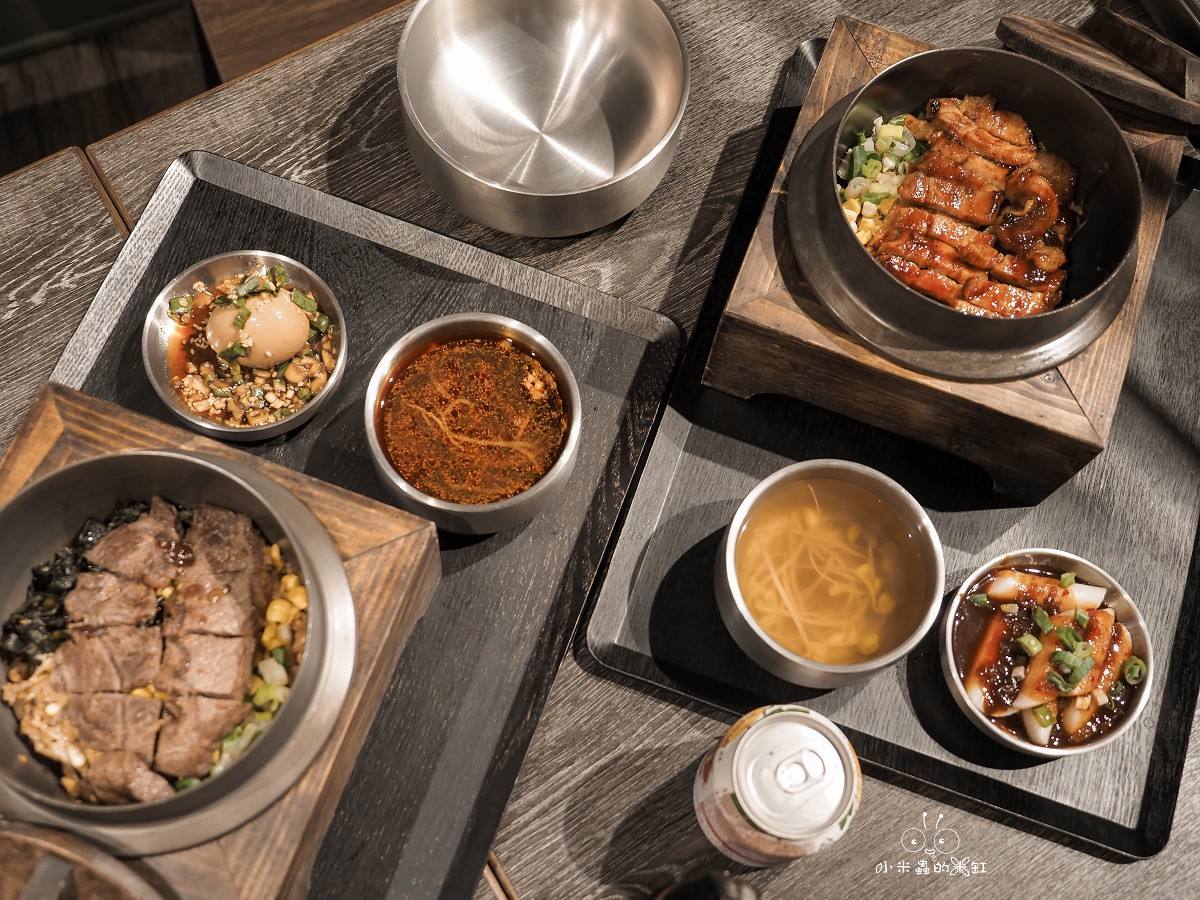 士林美食推薦！金美麗人韓國直火釜飯專賣店｜爆香直火現烤！一鍋兩吃釜飯太銷魂，士林捷運3分鐘必吃