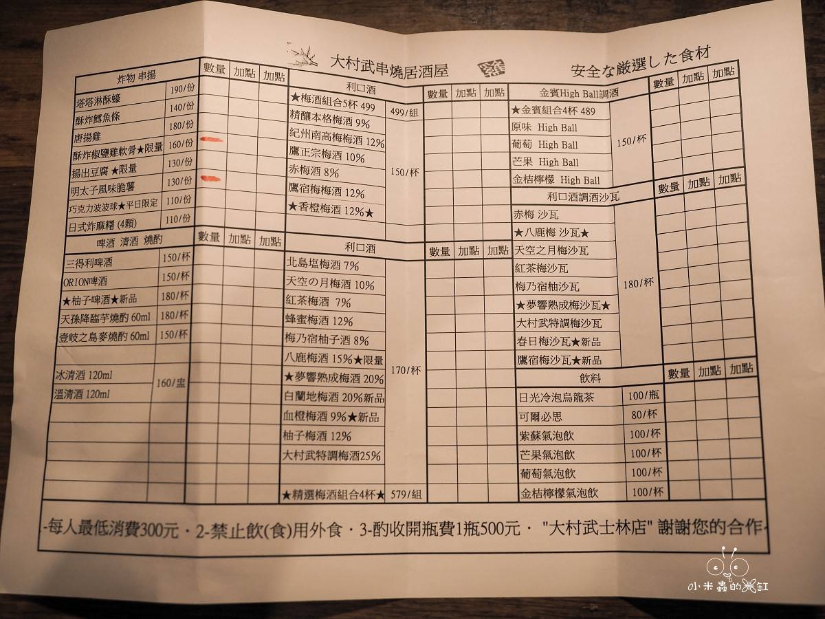 士林夜市美食推薦！大村武串燒居酒屋士林店｜超濃郁日式風情，隱密包廂與寵物友善的深夜微醺好去處